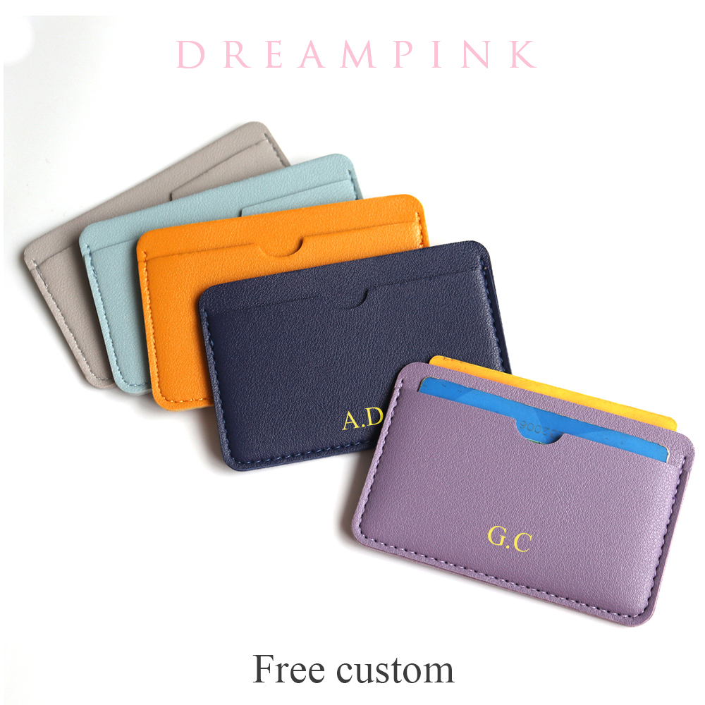 Card Top Loader - Portacarte piccolo con logo personalizzato Iniziali
