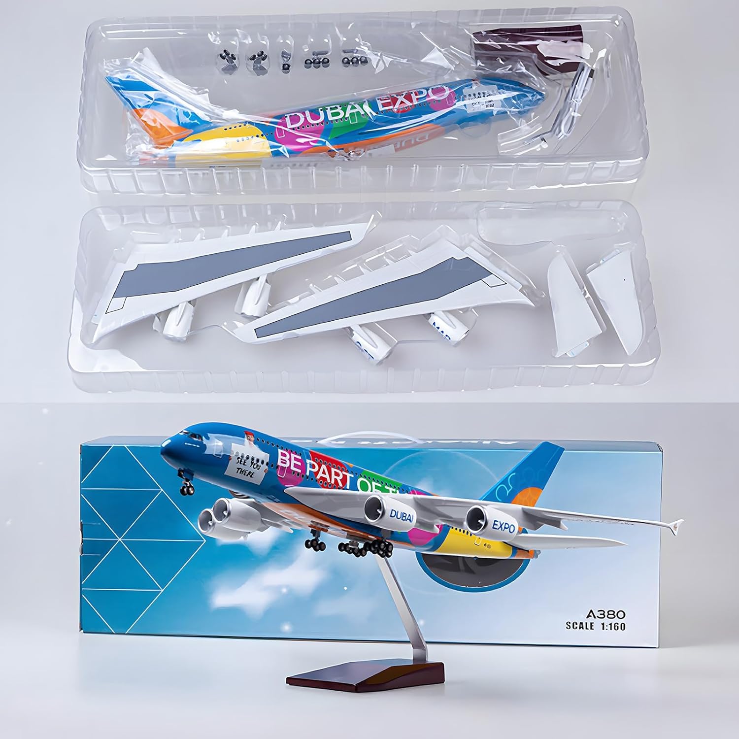 Modellino di Aereo A380 UAE EX - Model Airplane Plastic recensione e prezzo