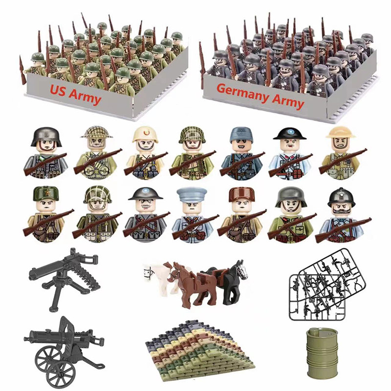 24 pz/lotto WW2 Personaggio Mi - Lego Minifigure Holder recensione e prezzo