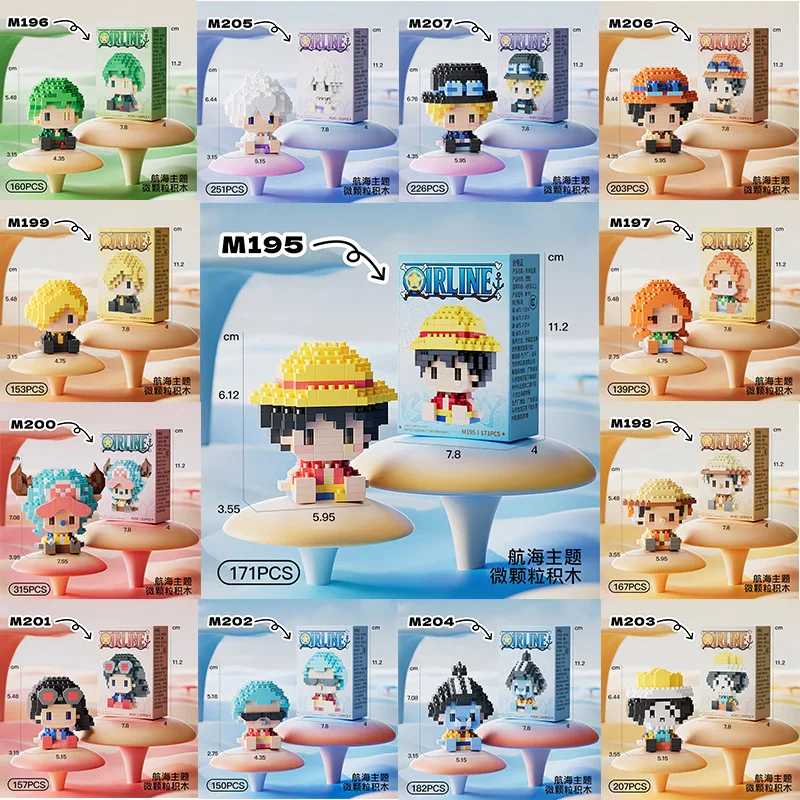 ONE PIECE Modello 3D Anime Sun - Building Block Mini recensione e prezzo